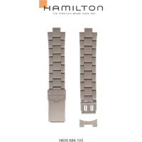 Hamilton Metall Edelstahlarmband Khaki Field Auto H695.684.105 - silber