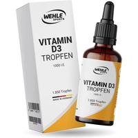 Wehle Sports Vitamin D3 1000 IE Tropfen 50 ml