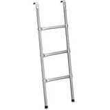 Relaxdays Trampolin Leiter Silber 96 cm