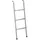 Relaxdays Trampolin Leiter Silber 96 cm
