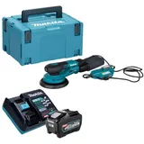 Makita BO 002 CGT101 Akku Exzenterschleifer 40 V max. 150 mm 5,0 mm Hub Brushless + 1x Akku 5,0 Ah + Ladegerät + Makpac
