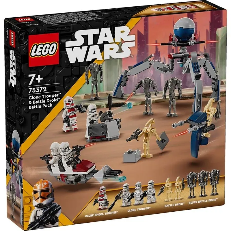 Lego® Star WarsTM 75372 Clone TrooperTM & Battle DroidTM Battle Pack