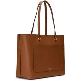 Ralph Lauren Karly Large Shopper Leder Brown/Gold