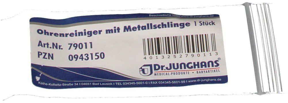 Dr. Junghans® Ohrenreiniger mit Metallschlinge