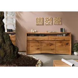 Massivmoebel24 Sideboard 191 x 96 x 45 cm Natur geölt / Beige