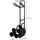 Proregal Treppensackkarre Stahl 111x60x43 cm schwarz klappbar