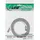 InLine Patchkabel flach, U/FTP, Cat.8.1, TPE halogenfrei, grau, 1,5m