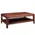 Massivmoebel24 Couchtisch Brooklyn Braun Walnuss 120 x 70 x 40 cm