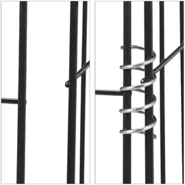 Relaxdays Komposter Metall, 2er Set, schwarz