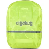 ergobag Regenschutz für Schulranzen und Rucksack, wasserdicht, mit Reflektoren und Gummizug