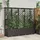 vidaXL Hochbeet mit Rankgitter und Dach 203 x 40 x 138 cm Braun
