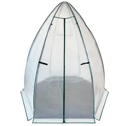 Westmann Folien-Gewächshaus »Minze«, BxHxT: 200 x 200 x 200 cm, weiß, inklusive Boden - weiss