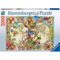 Ravensburger Puzzle Weltkarte mit Schmetterlingen (17117)