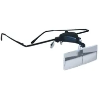 Rona 450515-1.5 Lupenbrille mit LED-Beleuchtung Vergrößerungsfaktor: 1.5 x, 2.5 x, 3.5 x
