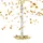 Relaxdays Party-Popper 80 cm 6-8m Effekthöhe Konfetti-Shooter Gold