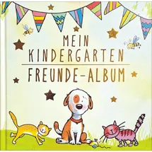 Albarello Mein Kindergarten Freunde-Album – Mit Goldfolienprägung auf dem Umschlag!