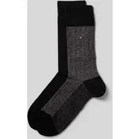 Strümpfe aus Baumwoll-Mix im 2er-Pack, Black, 39-42