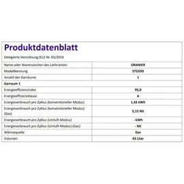 Oranier STG599 Weiß