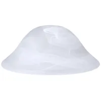 H4L Lampenglas Ø 335mm Weiß Ersatzglas Alabasterglas Glasschirm Lampenschirm