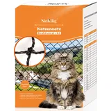 NieKilig Katzennetz für Balkone Drahtverstärktes, Balkon Drahtnetz Katzen, Balkonnetz für Katzen, Katzengitter Fenster ohne Bohren für Balkone, Terrassen, Fenster, Oberlichter, Türen, Zäune (2x4m)