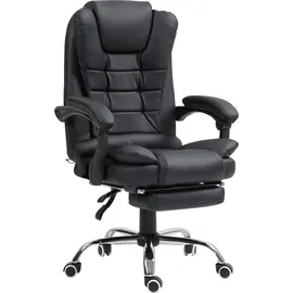 Hti-Living Chefsessel Kunstleder Schwarz