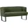 GUTMANN FACTORY Couch Polyester 2-Sitzer Grün