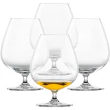 Schott Zwiesel Cognacglas XXL Bar Special (4er-Set), edle Gläser für Cognac, spülmaschinenfestes Tritan-Kristallglas, Made in Germany (Art.-Nr. 123633), Klar, Kristall