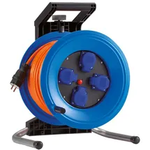 Hedi Kabeltrommel Professional Plus 320, H07BQ-F 3G2,5, IP44, 50 m, 4x einzelne Schuko-Steckdose