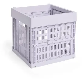 HAY Aufbewahrungsbox Colour Crate Cube 29,5 x 29,5 x 29,5 cm Weiß