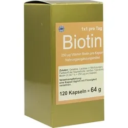 BIOTIN 1x1 pro Tag Kapseln 120 St