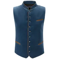 Stockerpoint Trachtenweste Ricardo blau 48