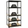 Proregal Schwerlastregal Tiger HxBxT 180 x 90 x 60 cm Fachlast 265 kg 5-Ebenen Schwarz