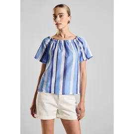 STREET ONE Carmenbluse blau 36