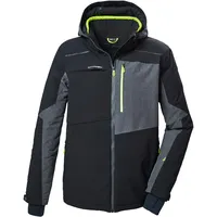 KILLTEC Herren Skijacke/Funktionsjacke mit abzippbarer Kapuze und Schneefang KSW 71 MN SKI JCKT, schwarz, M,