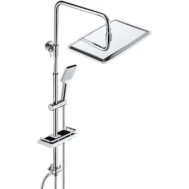 dylin gmbh Regendusche Duschsystem ohne Duscharmatur Chrom 35*25cm