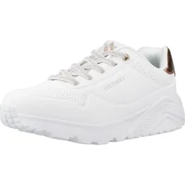 SKECHERS Uno Lite Metallic Mode Kinder Weiß 36