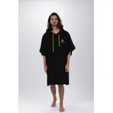 Pacifique Sud Regenponcho Unisex Schwarz Einheitsgröße