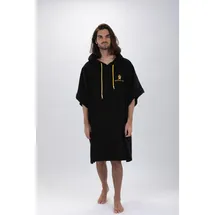 Pacifique Sud Regenponcho Unisex Schwarz Einheitsgröße