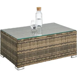 Tectake Pisa Lounge-Set natur