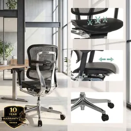 HJH Office Ergohuman Base GEN2 Netzstoff Schwarz