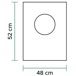 MONOUSO - Flachbeutel Markt Bio Home Compost 48x52cm 24μm (100 Stück)
