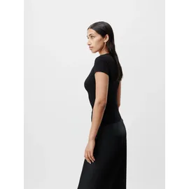 LeGer By Lena Gercke LeGer T-Shirt Cindy, LeGer by Lena Gercke Figurbetont mit Rundhalsausschnitt schwarz XS (34)