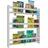 VCM Kinderregal Kidos 70 x 80 x 10 cm Holz weiß