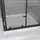 iflair MOG Eckdusche mit Schiebetüren 90 x 100 cm schwarz Sicherheitsglas DK79