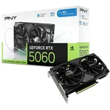 PNY GeForce RTX 5060 Dual Fan OC (DLSS 4, 3x DisplayPort, 1x HDMI 2.1) (8 GB), Grafikkarte