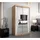 abiks möbel Schwebetürenschrank MONACO 120 x 200 x 62 cm Weiß
