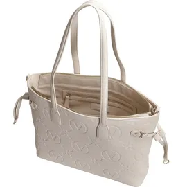 Valentino Samba Re Shopper Kunstleder Ecru