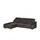 Lounge Collection Eckcouch Mikrofaser 2-Sitzer Grau