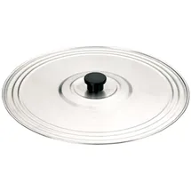 Ibili 715737 Deckel Prisma verstellbar 30-36 cm aus Edelstahl, Silber, 36 cm