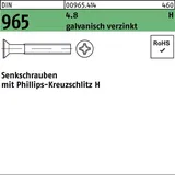 F. REYHER Nchfg. GmbH & Co. KG Senkschraube DIN 965 PH M4x 30-H 4.8 galv.verz. 200St.